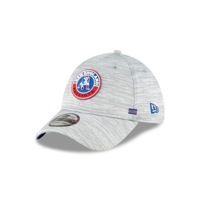 New England Patriots Gorra | New Era NFL Fall Sideline Historic 39thirty Stretch Fit Cap Mexico - Grises